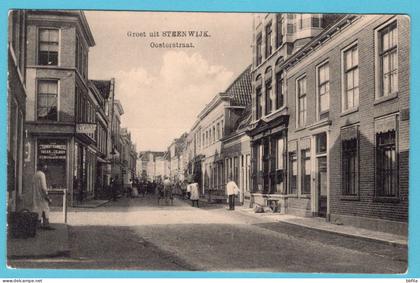 NEDERLAND prentbriefkaart Oosterstraat, groet uit Steenwijk