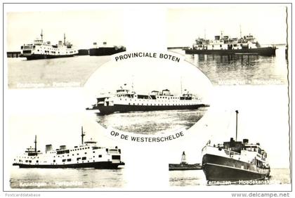 Provinciale boten op de Westerschelde - Kruiningen - Terneuzen - & boat