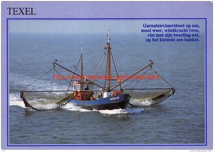 Garnalenvissersboot - Texel