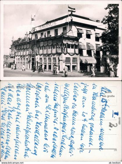 Ansichtskarte Utrecht Utrecht Partie am Hotel Terminus 1940