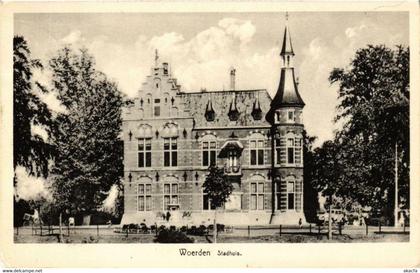 CPA AK WOERDEN - Stadhuis NETHERLANDS (714381)