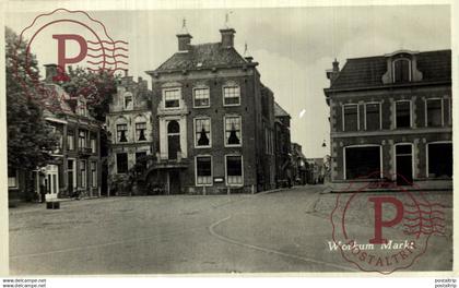 WORKUM  MARKT      Workum Friesland   HOLLAND HOLANDA NETHERLANDS