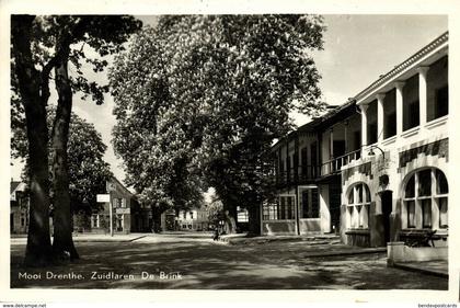 Nederland, ZUIDLAREN, De Brink, Mooi Drenthe (1957) Ansichtkaart