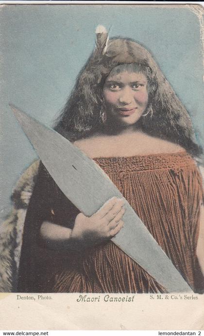 Maori Canoeist