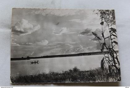 Cpm, pirogue sur le Niger, Niger