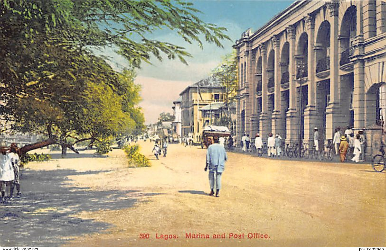 Nigeria - LAGOS - Marina and Post Office - Publ. C.M.S. Bookshop