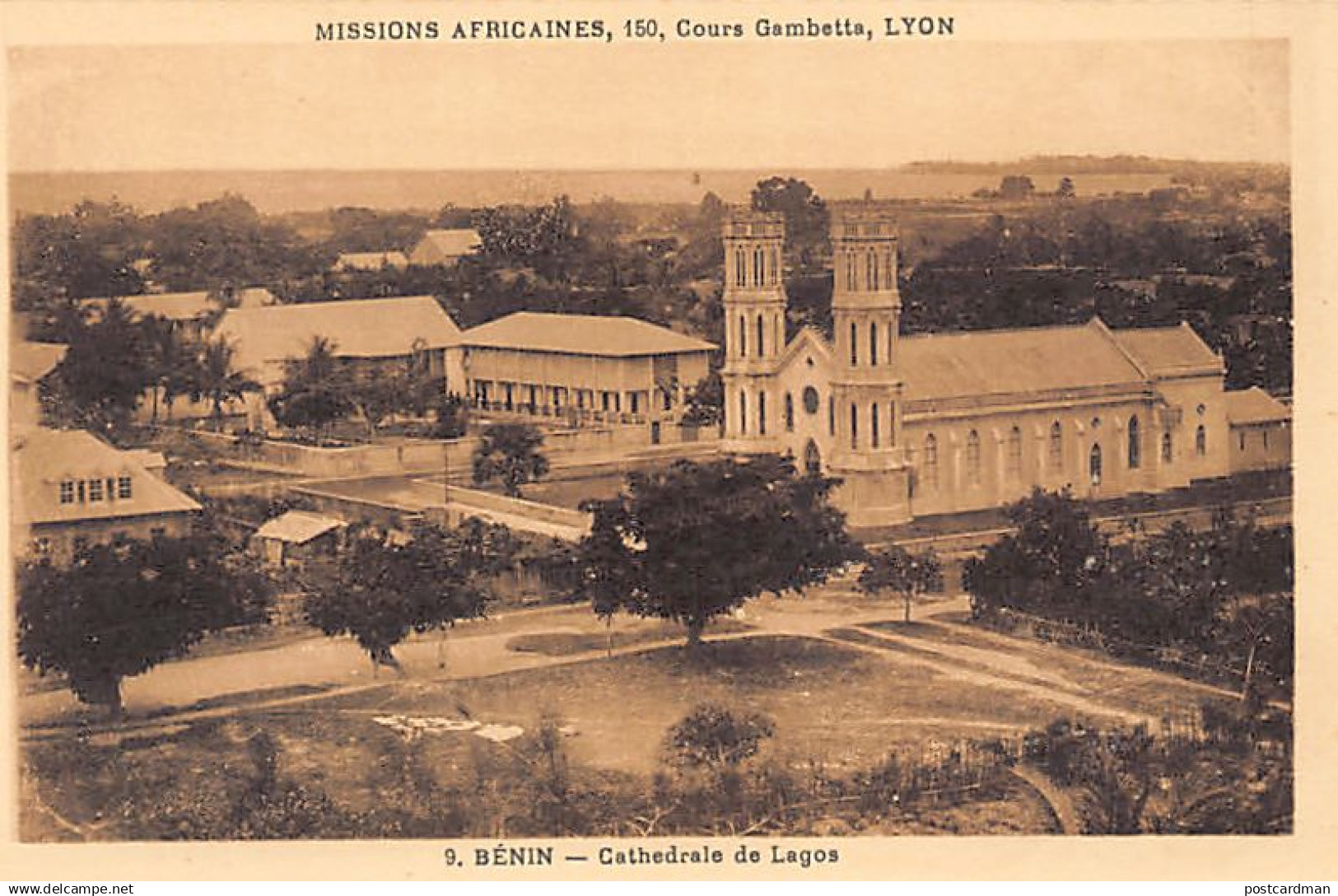 Nigeria - LAGOS - The catholic cathedral - Publ. African Missions 9