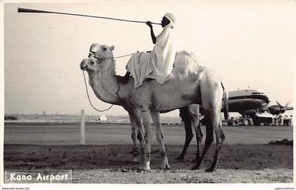 Nigeria - KANO - The airport - Bristol Britannia - REAL PHOTO - Publ. unknown