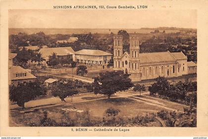 Nigeria - LAGOS - Bird's eye view of the Catholic Cathedral - Publ. African Missions of Lyon (France) 9