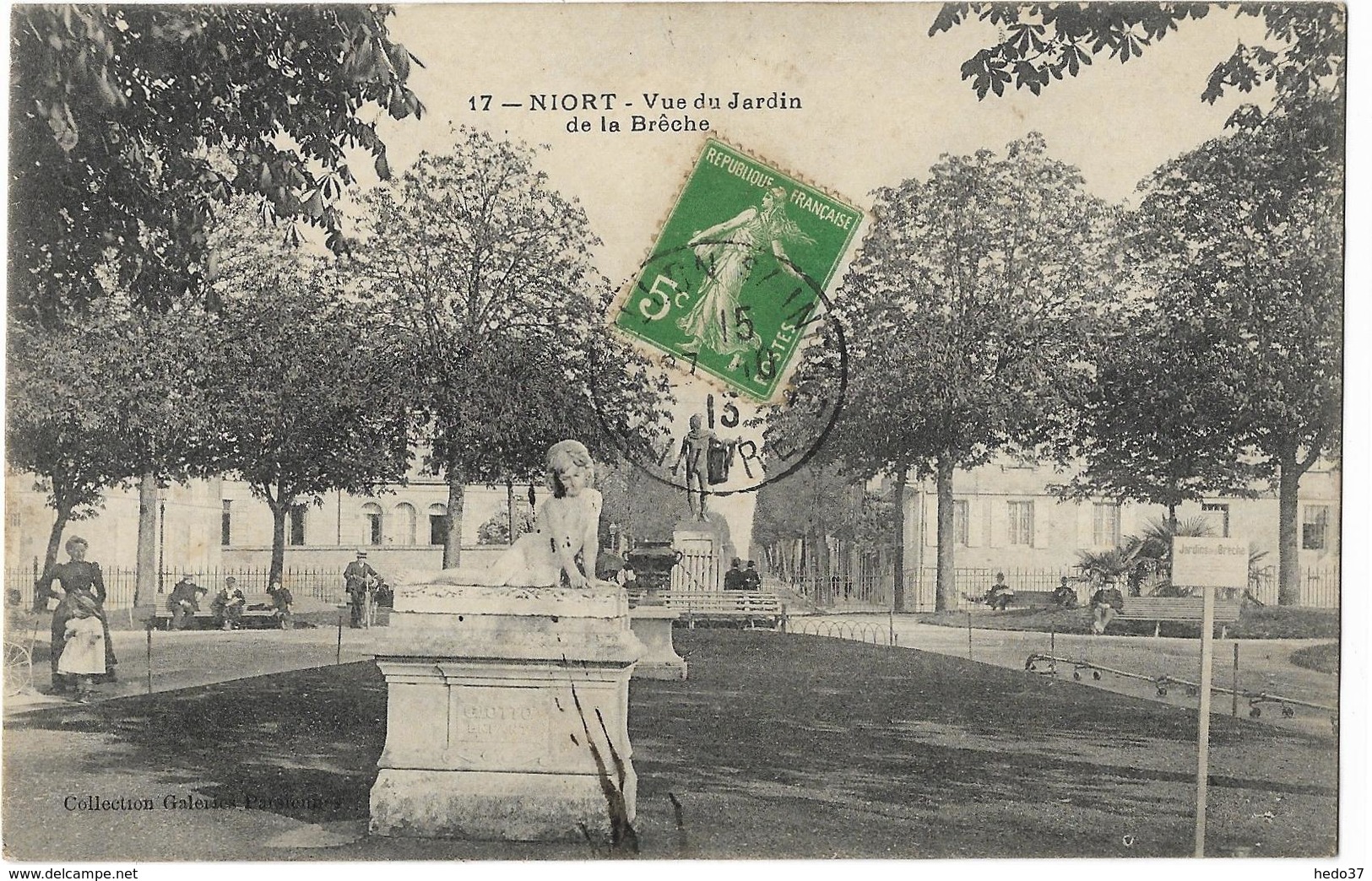 Niort - Vue du Jardin de la Brêche