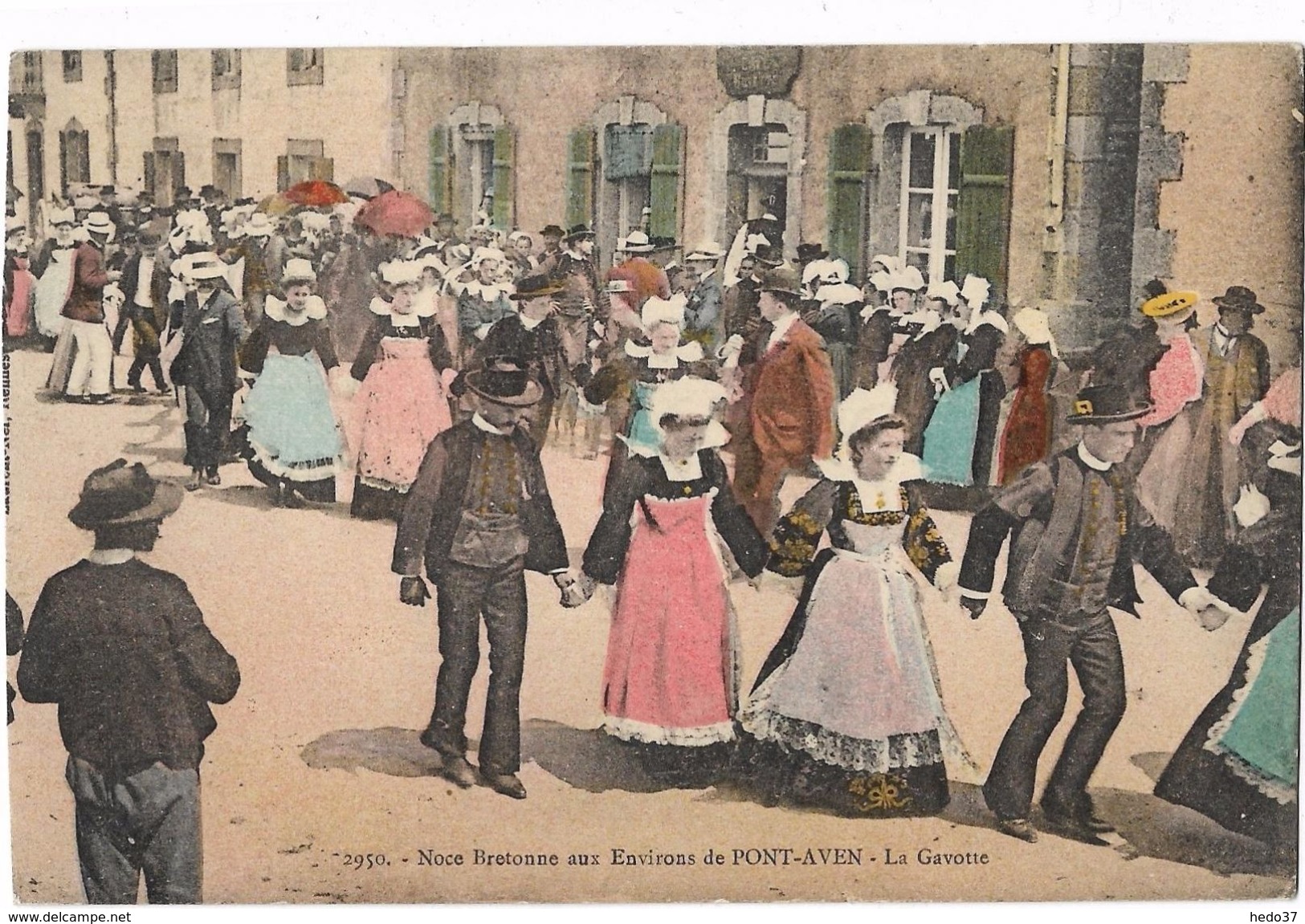 Noce Bretonne aux Environs de Pont-Aven - La Gavotte