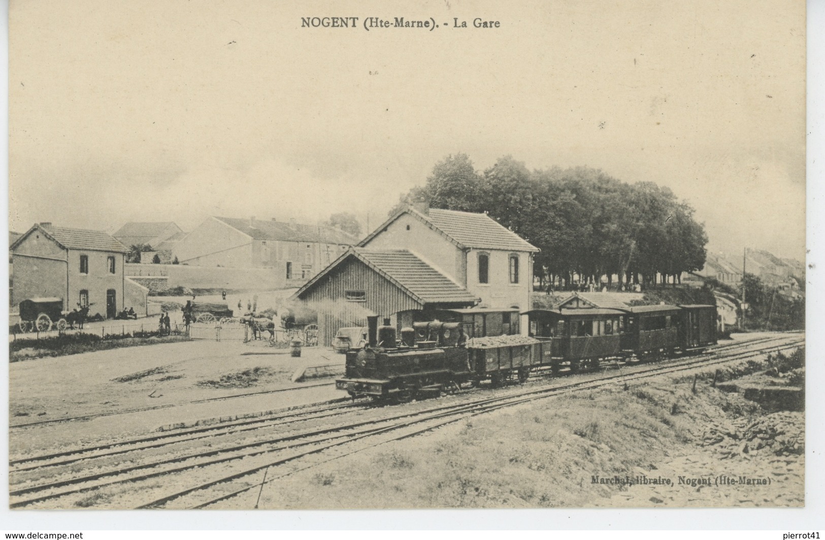 NOGENT EN BASSIGNY - La Gare ( passage train )