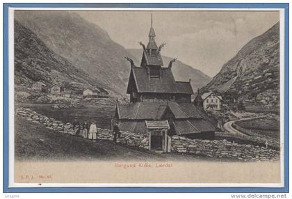 NORVEGE -- Borgund Kirke , Laerdal