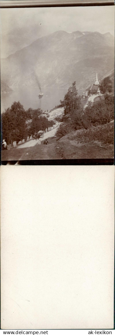 Norwegen Allgemein Norwegen Fjord Weg Kapelle 1928 Privatfoto Foto