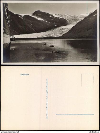 Norwegen Allgemein Svartisen Norwegen Norge Norway Dampfer Steamer 1929