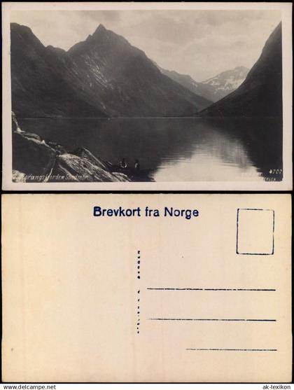 Norwegen Norge Norwegen Allgemein Söndmör Fjord Horangsfjorden 1920