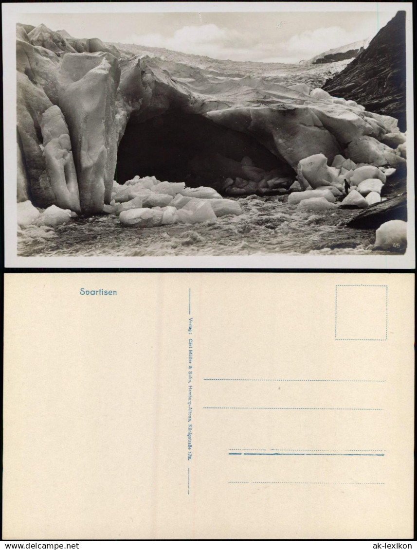 Norwegen Allgemein Svartisen Gletscher Glacier Norwegen Norge Norway 1929