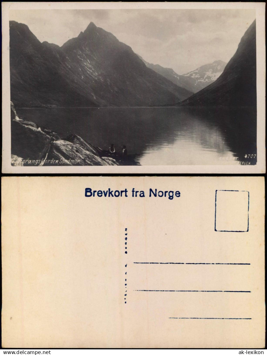 Norwegen Norge Norwegen Allgemein Söndmör Fjord Horangsfjorden 1920