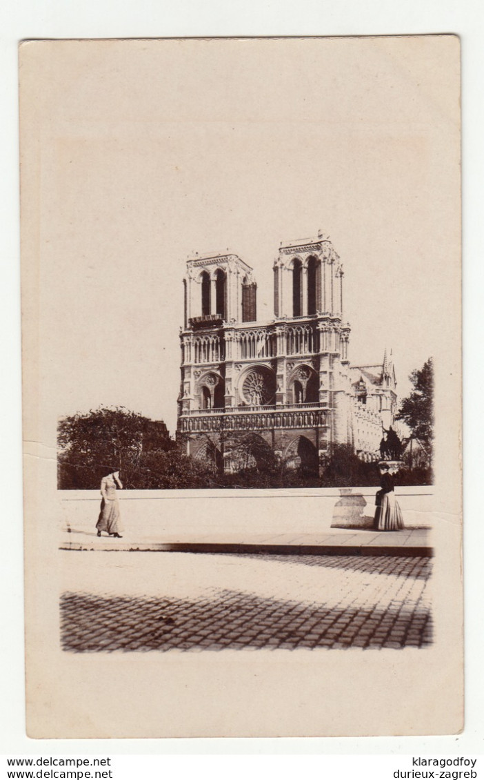 Notre Dame de Paris old postcard posted 193? b191201