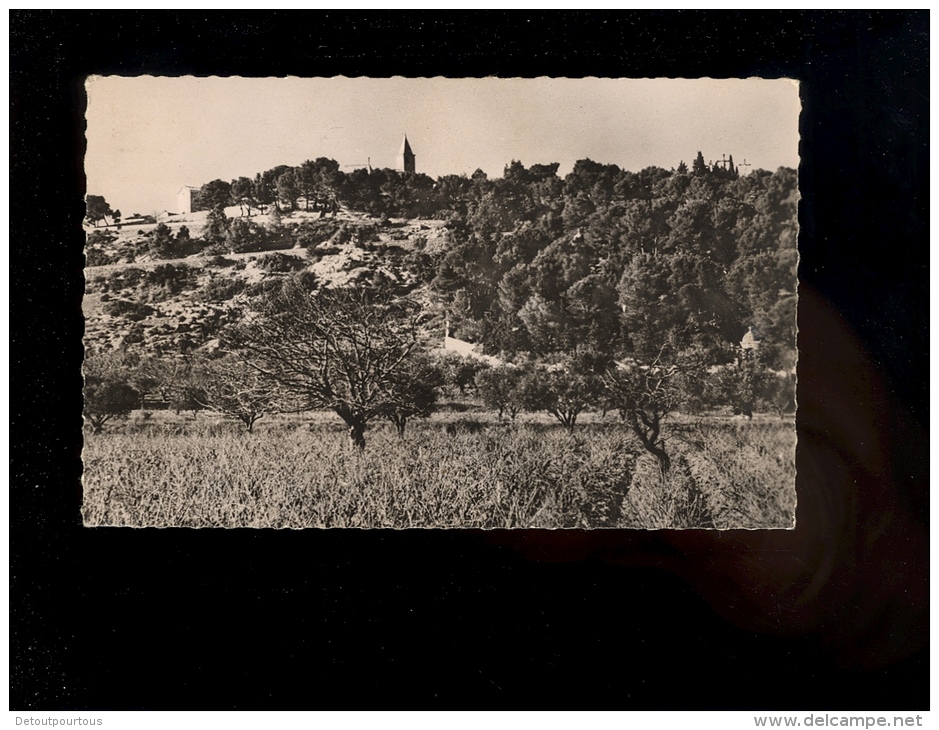 NOTRE DAME ROCHEFORT DU GARD gard 30 : vue panoramique 1955