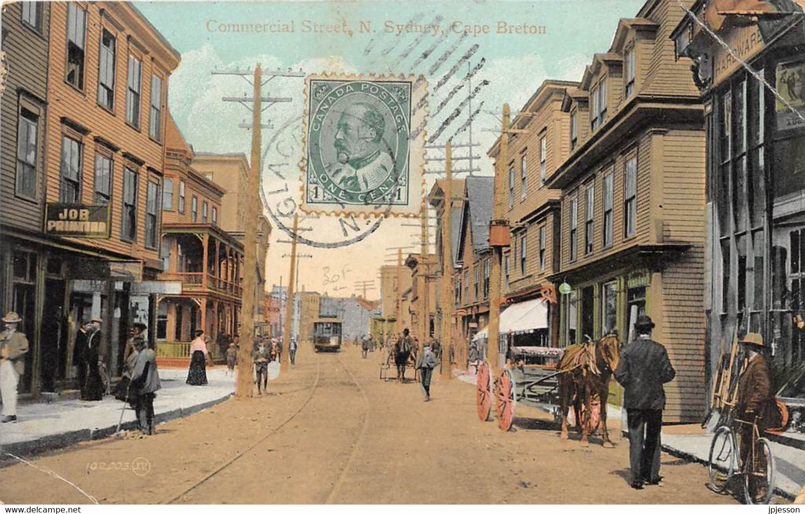 NOUVELLE ECOSSE - COMMERCIAL STREET, N. SIDNEY, CAPE BRETON