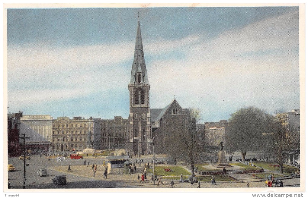 ¤¤   -   NOUVELLE-ZELANDE   -  CHRISTCHURCH   -  Cathédral Square en 1959  -   ¤¤