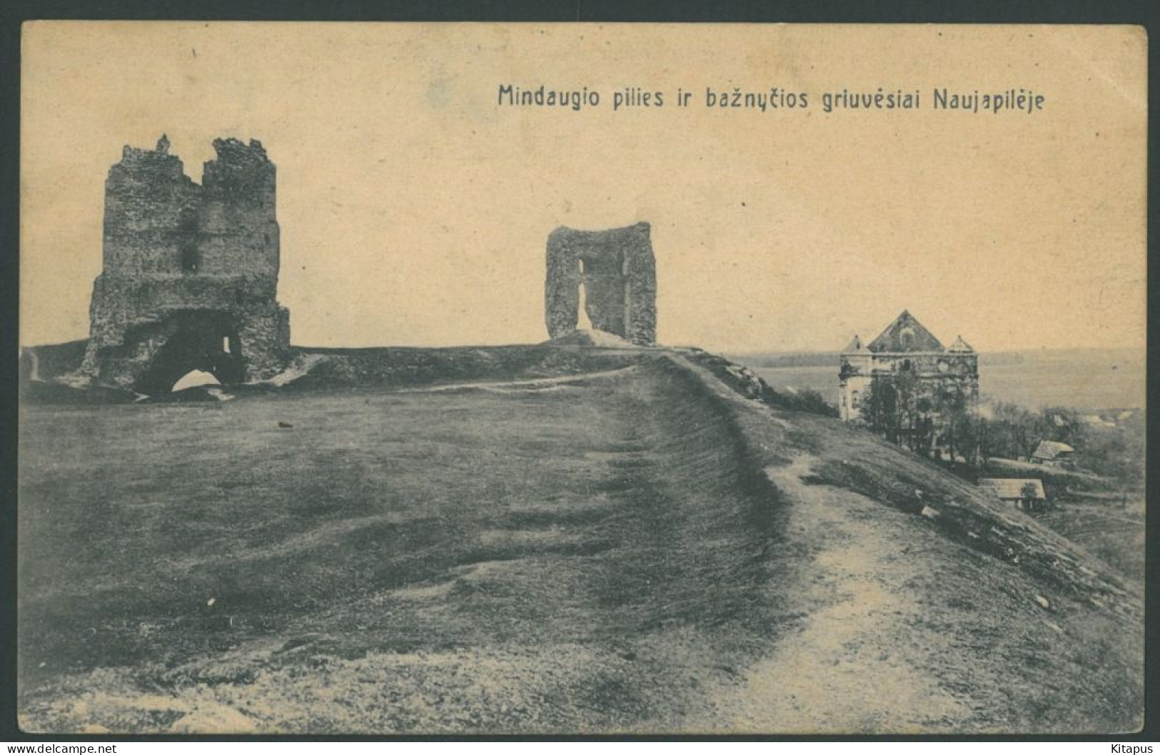 NOVOGRUDOK vintage postcard 1909 Наваградак Новогрудок Belarus