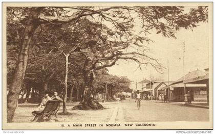 new caledonia, NOUMEA, Main Street (1940s)