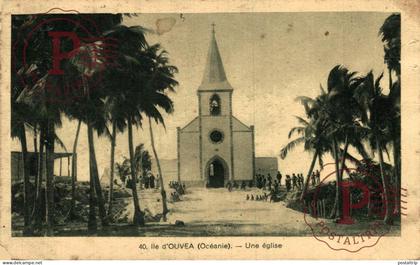 OCEANIA.  NUEVA CALEDONIA. NOUVELLE CALEDONIE - Ile d'Ouvéa - Une église