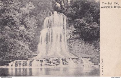 The Bell Fall Wanganui River New Zealand Antique Postcard