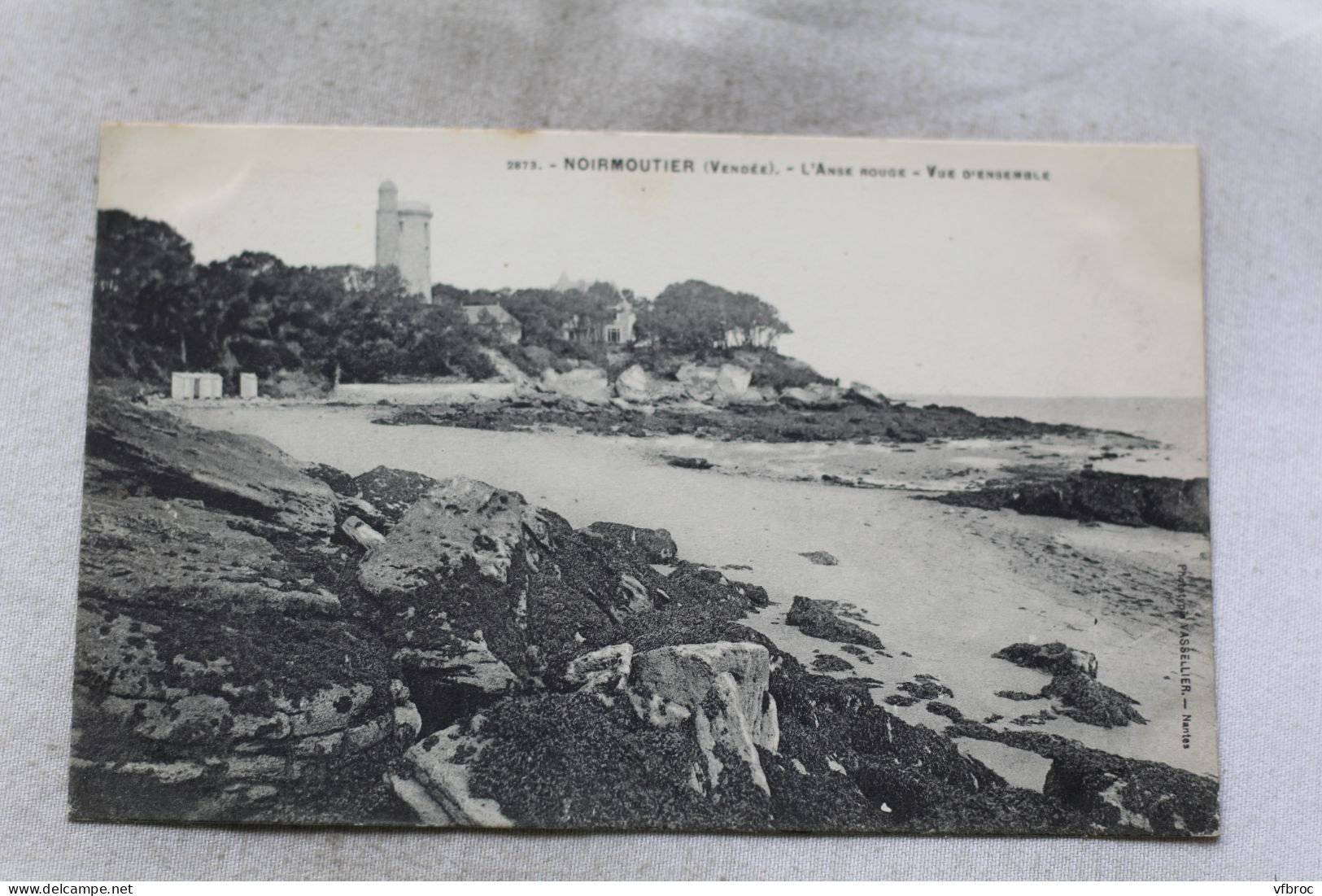 O331, Noirmoutier, l'anse rouge, vue d'ensemble, Vendée 85