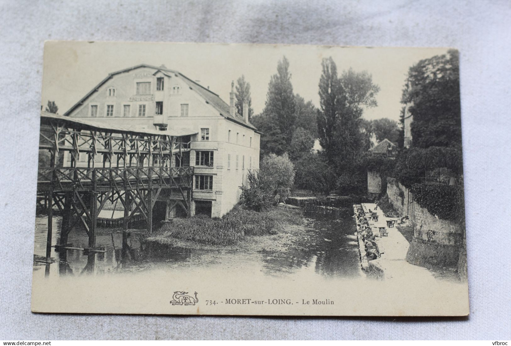 O836, Moret sur Loing, le moulin, Seine et Marne 77