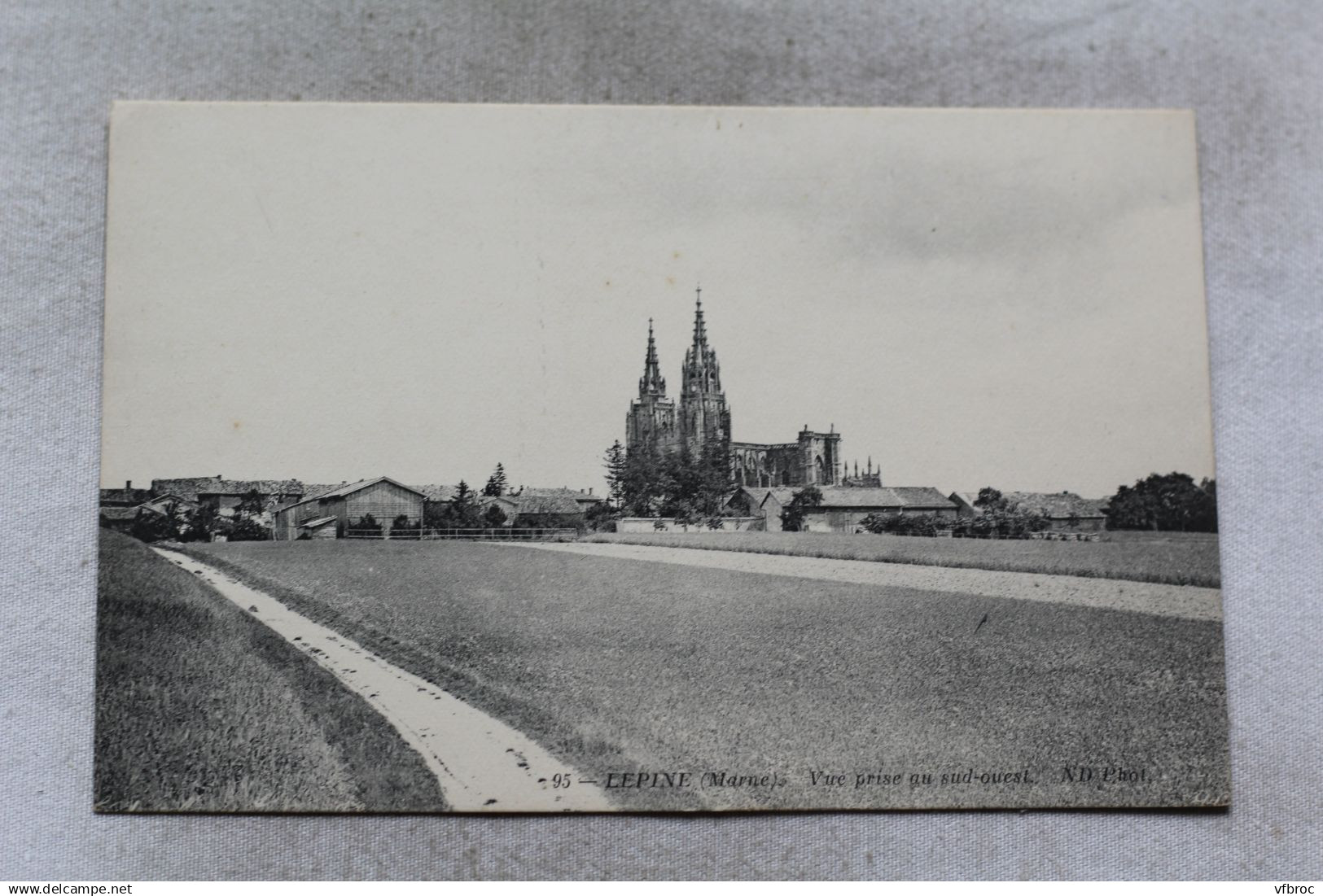 O891, Lepine, l'Epine, vue prise au sud ouest, Marne 51