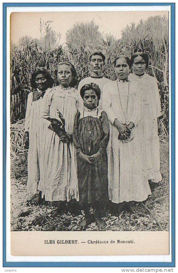 OCEANIE --  KIRIBATI --  Iles Gilbert -- Chrétiens de Nonouti