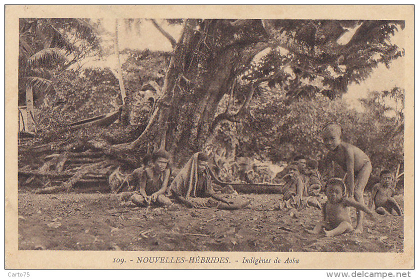 Océanie -  / Vanuatu / Nouvelles Hébrides / Indigènes de Aoba