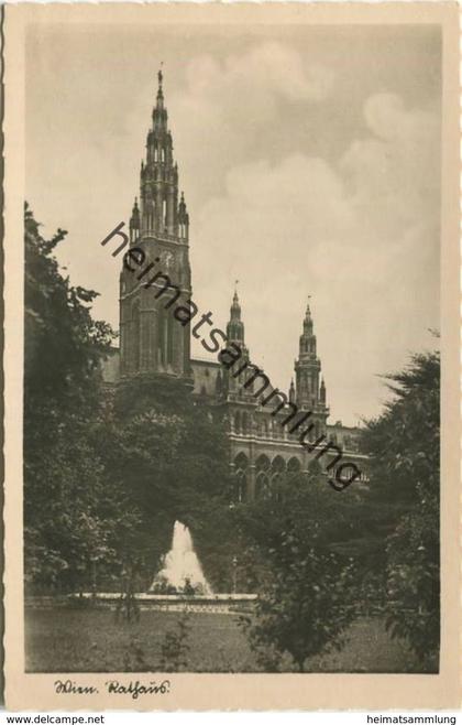 Wien - Rathaus - Foto-AK - Verlag W. Kobald Wien