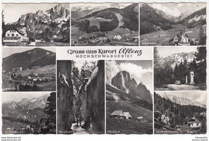 Aflenz old postcard travelled 1958 b190401