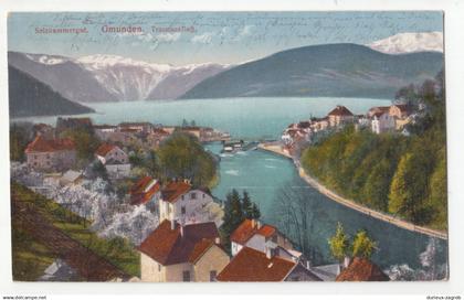 Gmunden old postcard posted 1922 b211202