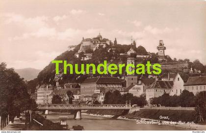 CPA CARTE DE PHOTO FOTO AUSTRIA OSTERREICH STEIERMARK STYRIE GRAZ SCHLOSSBERG