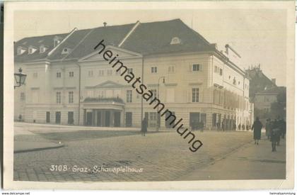 Graz - Schauspielhaus - Foto-Ansichtskarte - Verlag E. Laiter Graz