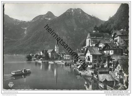 4830 Hallstatt - Fahrgastschiff - Foto-AK