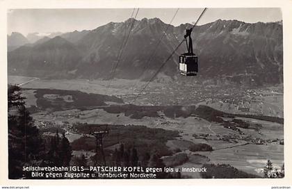 Österreich - Igls (T) Seilschwebebahn IGLS - PATSCHER KOFEL gegen Igls und Innsbruck