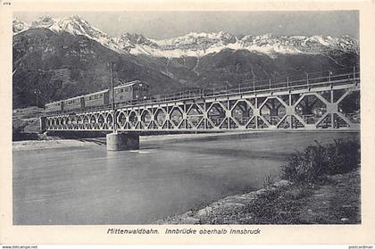 Österreich - Innsbruck (T) Mittenwaldbahn - Innbrücke oberhalb Innsbruck