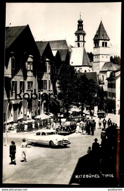 ALTE POSTKARTE KITZBÜHEL TIROL Mercedes American car amerikanisches Auto postcard Ansichtskarte cpa AK