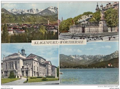 Klagenfurt old postcard travelled 1963 bb160201