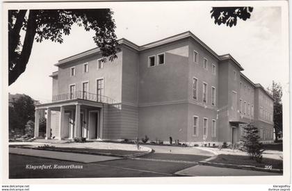 Konzerthaus Klagenfurt photopostcard travelled 1937 b170222