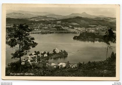 Maria Wörth old postcard travelled 1940 b180301