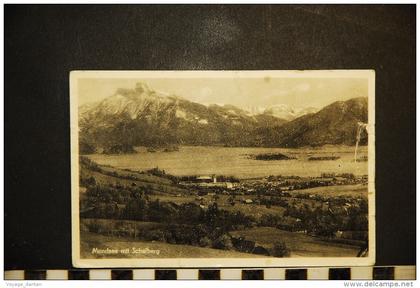 CP, AUTRICHE HAUTE AUTRICHE MONDSEE mit Schafberg Voyagé en 1951