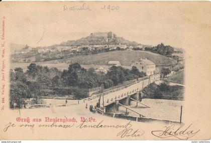 Autriche Gruss aus Neulengbach circulée 1900