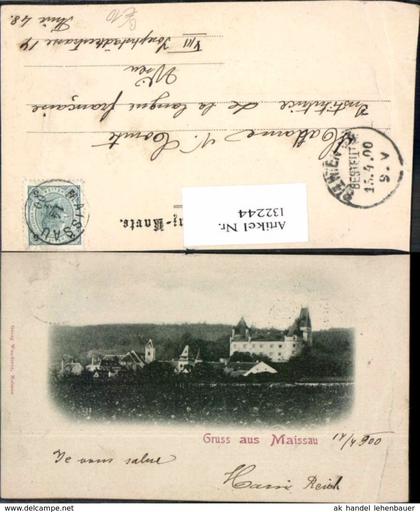 132244,Gruss aus Maissau 1900